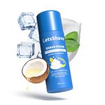 LetsShave Sensitive Shave Foam For Men - 200 g, Skin Nourishing, Coconut Oil Enriched Shave Foam for Sensitive Skin, No Artificial Color and No Alcohol