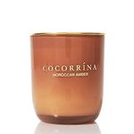 COCORRÍNA Scented Candle Gifts for Men Women - Moroccan Amber 180g Soy Wax Candle, Burning time up to 22 Hours, Perfect Birthday Gifts for Men Women