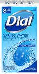 Dial Complete Antibacterial Bar Soap, Spring Water, 4 Ounce (Pack of 8)