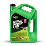 GREEN DUCK® Waterless Car Wash & Wax Concentrate | 1:200 Times Dilution | Contains Real Carnauba Wax | Works Without Scratching (5 litres)