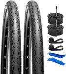 YunSCM 2 Pcs,700x28c Bike Tires,700