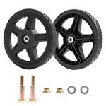 Parts Camp Push Mower Wheel kits Lawn Mower 14 inch Wheels for Push Mower(Set of 2)