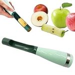 zakora Fruit Corer Fruit Apple or Pear Core Remover Tool for Kitchen Apple Corer Remover for Apple, Pear, Bell Pepper（Green）