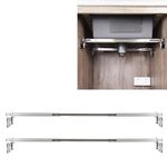 TYESTAND CPT-4 Undermount Sink Supports Brackets Adjustable Stainless Steel Installation Kit for Heavy Duty Undermount Kitchen Sink (36-51 inches（91-130cm）)