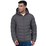 Red Tape Polyester Casual Padded Standard Length Jacket With Hood For Men | Stylish, Cozy And Comfortable_Rfj0257-L,Black