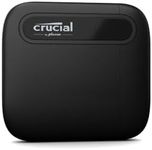 Crucial X6 1TB Portable SSD - Up to 800MB/s - PC and Mac - USB 3.2 USB-C External Solid State Drive - CT1000X6SSD9