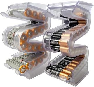 Kalinar Battery Ladder Case - Battery Organizer & Dispenser (AAA & AA)