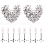 200pcs Manual Steel Nail Gun Nails 7.3mm Round Nails Wall Fixing Tool Concrete Ceiling Cable Duct Fixed Slot Fixture Repair Tool Home DIY Nail Gun Accessories