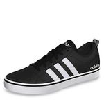 adidas Men's Vs Pace Sneaker, Black Core Black Ftwr White Scarlet Core Black Ftwr White Scarlet, 10 UK