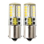 ZSZT BA15S led Bulb 12V AC/DC, 5 Watt White 6000K, 1156 1141 S8 Single Contact Base, Waterproof Design for Boat, RV, Auto Car, Outdoor Landscape Lighting etc (Pack of 2)