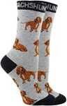 WHD Dachshund Socks (Gray/Black, Medium)