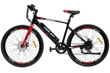 Toutche HEILEO H200 Hybrid Electric Cycle for Men 8-Speed Shimano Cassette Gears Dual Disc Brakes Removable Battery 80 KM Range Advanced LCD Display 19" x700C Light Weight