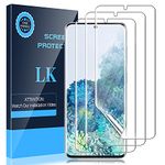 LK 3 Pack Screen Protector for Samsung Galaxy S20 / Galaxy S20 5G 6.2 inch, New Version, Full Coverage, Case Friendly, HD Clear Flexible TPU film