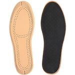 Healifty Ultra thin pigskin leather insoles instantly absorb sweat replacement inner soles shoes insole pads for women and men's shoes size s