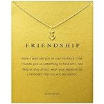 Friendship Gold Anchor Necklace Mes