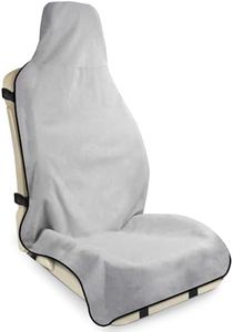 DREAMANIA Waterproof Seat Cover Towel, Premium Sweat Carseat Protector, Perfect for Universal Anti-Slip Car Truck SUV Seat, Great for Surfing Yoga Gym Workout, Gray