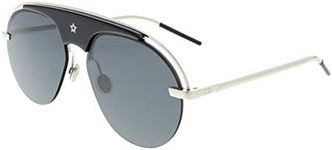 Dior DIO(R) EVOLUTION BLACK SILVER/DARK GREY unisex Sunglasses