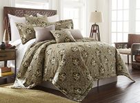 Sherry Kline Sanaya 4-Piece Comforter Set, Grey/Multi Color, Queen