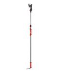 Felco Model 290 Pole Saw - 1 Ext Carbon Steel Non Stick Coating Ergo Soft Touch Dyneema Rope Rotating Head 110-60 deg Reach 1680mm Closed 2670mm Open Tree Pruning Olive Groves Long Reach Lopper