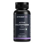 Nutrabay Pro Active Multivitamin for Men - 120 Tablets | 25 Vital Vitamins & Minerals with Zinc, Vitamin C, Vitamin D, Vitamin B12, and Multiminerals | Enhances Energy, Stamina & Immunity