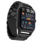innomax S20 Carbon 2.01" Bigger Display Smart Watch with Advanced Bluetooth Calling, 650 NITS Brightness, SpO2, Upto 100 Sports Mode IP67 Rating, Voice Assistance (Luxury Black)