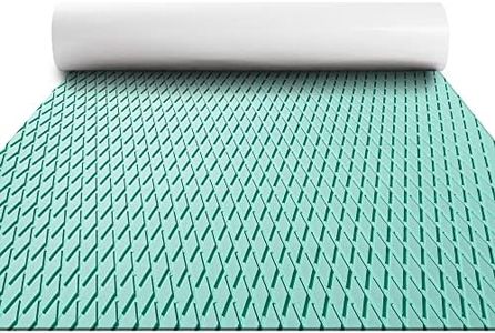 FOCEAN Boat Flooring EVA Foam Boat Decking Camo Marine Flooring Self-Adhesive Marine Mat for Motorboat RV Yacht Kayak, 94.5''x 47.2'', Green