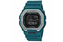 Casio G-Shock G-Lide Teal Resin Surf Watch GBX100-2, Teal, Modern