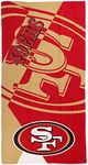 Northwest NFL San Francisco 49ers 30 x 60 Inch Beach Towel, Puzzle Design