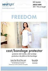 Brownmed - Seal-Tight Freedom Universal Cast & Bandage Protector - Adult Arm Cast Protector for Shower & Swimming - Reusable, Waterproof Cast Shower Cover - Adult Arm