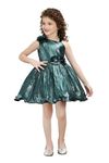 Papa's Doll Sleeveless, Shiny Party Dress Green_2-3 Years