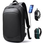 HEROIC KNIGHT Laptop Backpack 17.3 Inch Backpack Expandable Rucksack Waterproof Backpack Lightweight Travel Backpack Anti Theft Backpack Business Work Bag For Work Sport Travel Business Office- Black