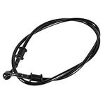 Oil Hose, Fuel Line, Motorcycle Clutch Brake Hose, Steel Hydraulic Reinforced Brake Clutch Oil Hose Line Pipe for Motorbike Bikes Enduro Motocross Street Bikes Black(1200mm)