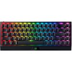 Razer BlackWidow V3 Mini HyperSpeed 65% Wireless Mechanical Gaming Keyboard: Green Mechanical Switches Tactile & Clicky - Phantom Pudding Keycaps - Chroma RGB - Up to 200 Hr Battery - Razer Snap Tap