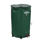 Dellonda Collapsible PVC Garden Water Butt with Zipped Lid & Drain Tap, 250L - DG9