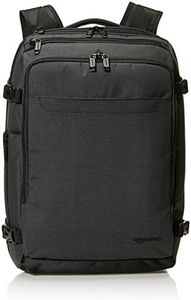 Amazon Basics Slim Carry On Laptop Travel Weekender Backpack - Black