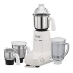Preethi Eco Plus Mixer Grinder for Kitchen|750 Watt Mixie, 4 jars|Super Extractor juicer Jar| 2 Year Product Warranty| White (MG 157)
