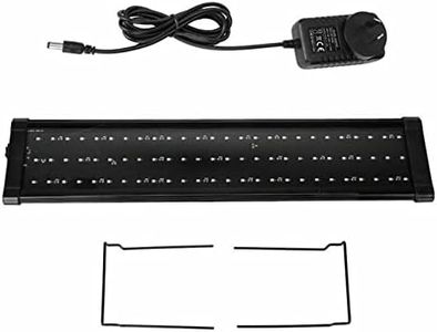 120cm Aquarium LED Lighting with Adjustable Stand for 120-145 cm Aqua Fish Tank Blue&White Light