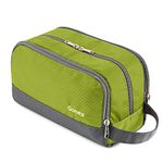 Gonex Men Toiletry Bag with Strap Sport Style Repellent Showerproof Nylon Green