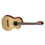 Cort Ac120Ceop Semi Classical Guitar, Brown - Mahogany Wood