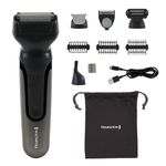 Remington ONE Shave & Groom Multi-Tool for Men, Foil Shaver with 4 Full-Size Attachments & 5 Adjustable Combs for Beard, Face & Body Grooming