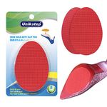 5 Pairs Shoe Sole Grip Pad Outer Sole Anti-Slip Sticker Non-Slip Shoe Bottom Heel Noise Reduction Pad (Red)