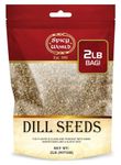 Spicy World Dill Seeds Whole Spice | Perfect for Pickling and Eating | 2 Pound Resealable Bag