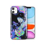 Akna iPhone 11 Case Watercolor, GripTight Series High Impact Silicon Cover with Ultra Full HD Graphics for iPhone 11 (Graphic 102164-U.K)