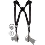 Camera Accessories Dual Harness Two Cameras - Shoulder Leather Strap - Multi Gear Double Camera Accessories DSLR/SLR ProInStyle Strap by Coiro