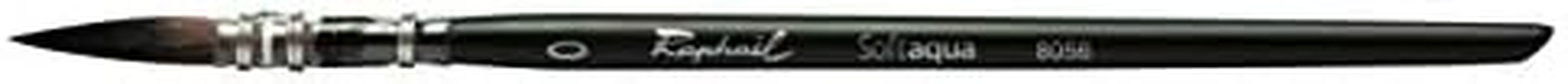 Sennelier Raphael SoftAqua Kazan Pointed Synthetic Watercolour Quill Mop Brush (Mini), Size - 0