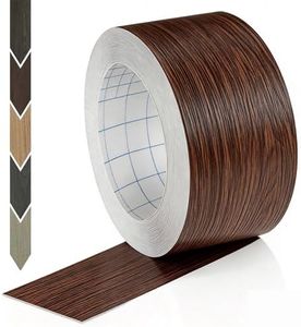 GSCIT Club Wood Grain Repair Tape, 2.4 inch X 250ft Self Adhesive Brown Walnut Grain Repair Patch for Tables, Chairs, Baseboards, Doors, Windows, Floors, Handicraft DIY.