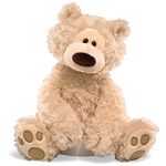 GUND Philbin Classic Teddy Bear, Premium Stuffed Animal for Ages 1 and Up, Beige, 12”