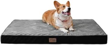 KINGROCK Orthopedic Dog Bed for Crate with Egg Crate Foam，Medium Size Dog Waterproof Dog Beds ，Removable Washable Cover Egg-Pet Mat with Anti-Slip Bottom