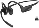 SHOKZ OpenComm2 UC 2025 Upgrade Bone Conduction Headset with USB-C Adapter, Open-Ear Bluetooth Headphone with Noise Cancelling Mic, Wireless Earphone for Work, Call, Meeting, Driving, 16H Talktime