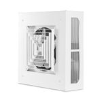 Stelpro DRI0521W Dragon Ceiling Fan-Forced Heater – 5,000W Electric Ceiling-Mounted Unit, 240V, 16 x 16 in, Steel Housing, Quiet Operation, Ideal for Garages, Entryways, Light Commercial Use - White